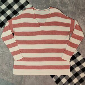 S | Only | 3/4 Sleeve Oversized V-Neck Sweater